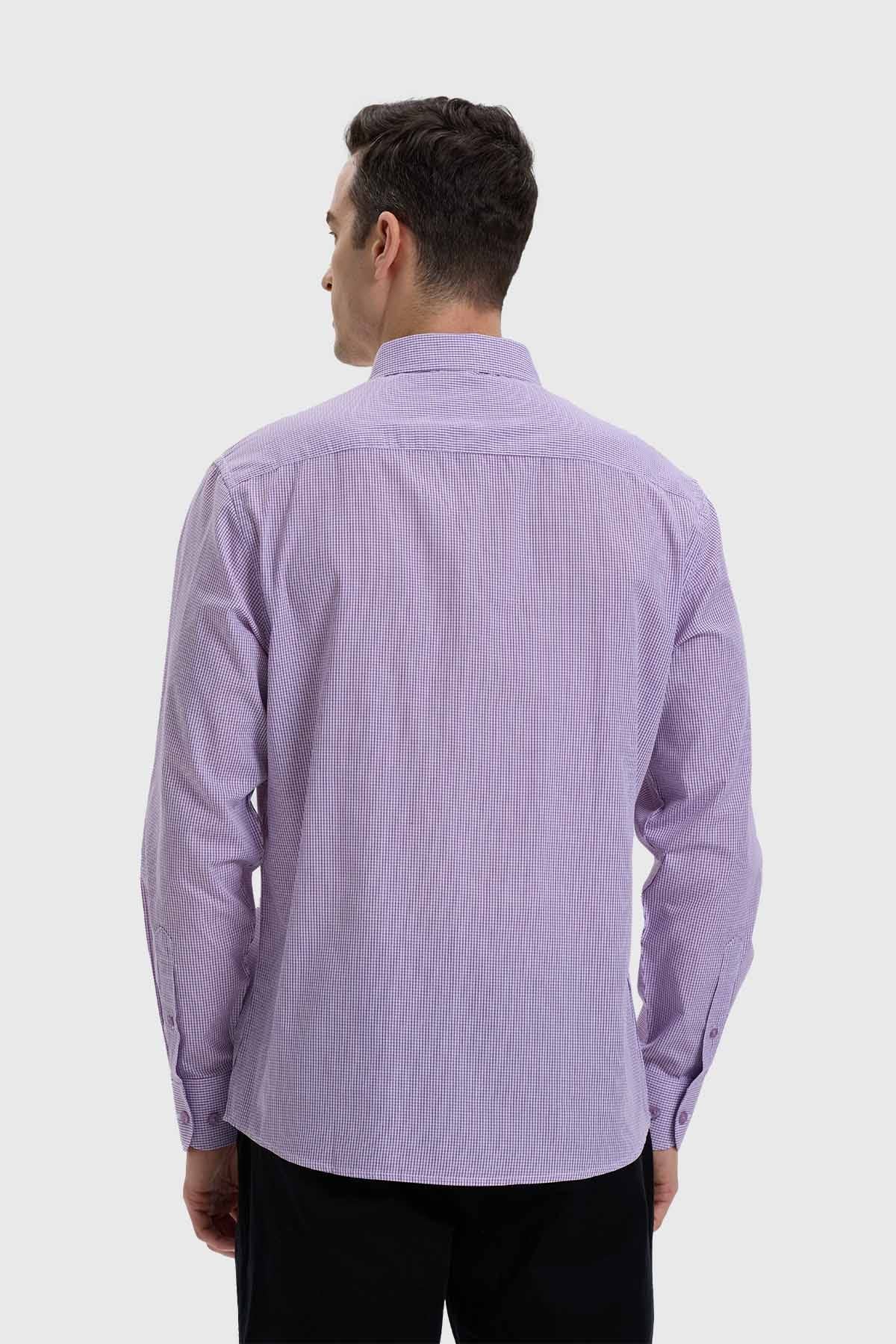 Camisa Hombre Fantasía Lila - Image 3