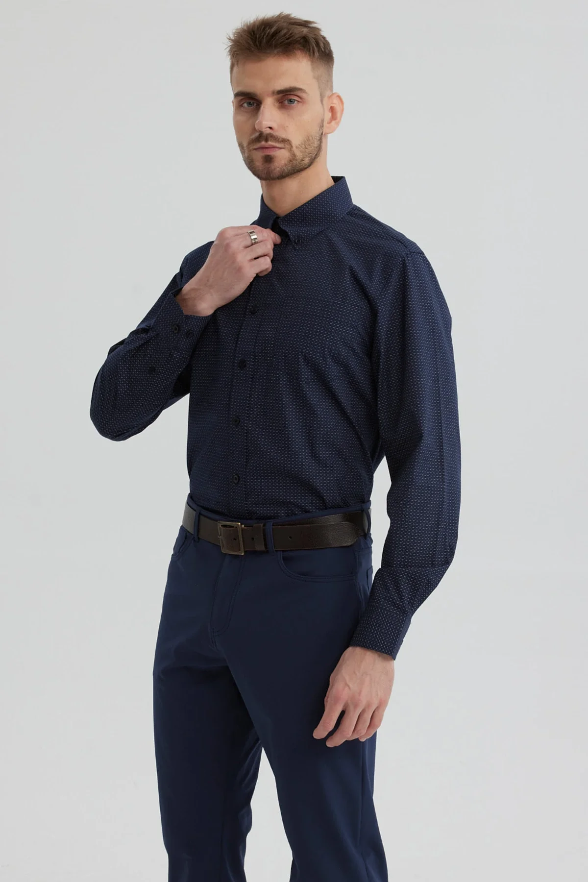 Camisa Hombre Fantasía Negro - Image 2