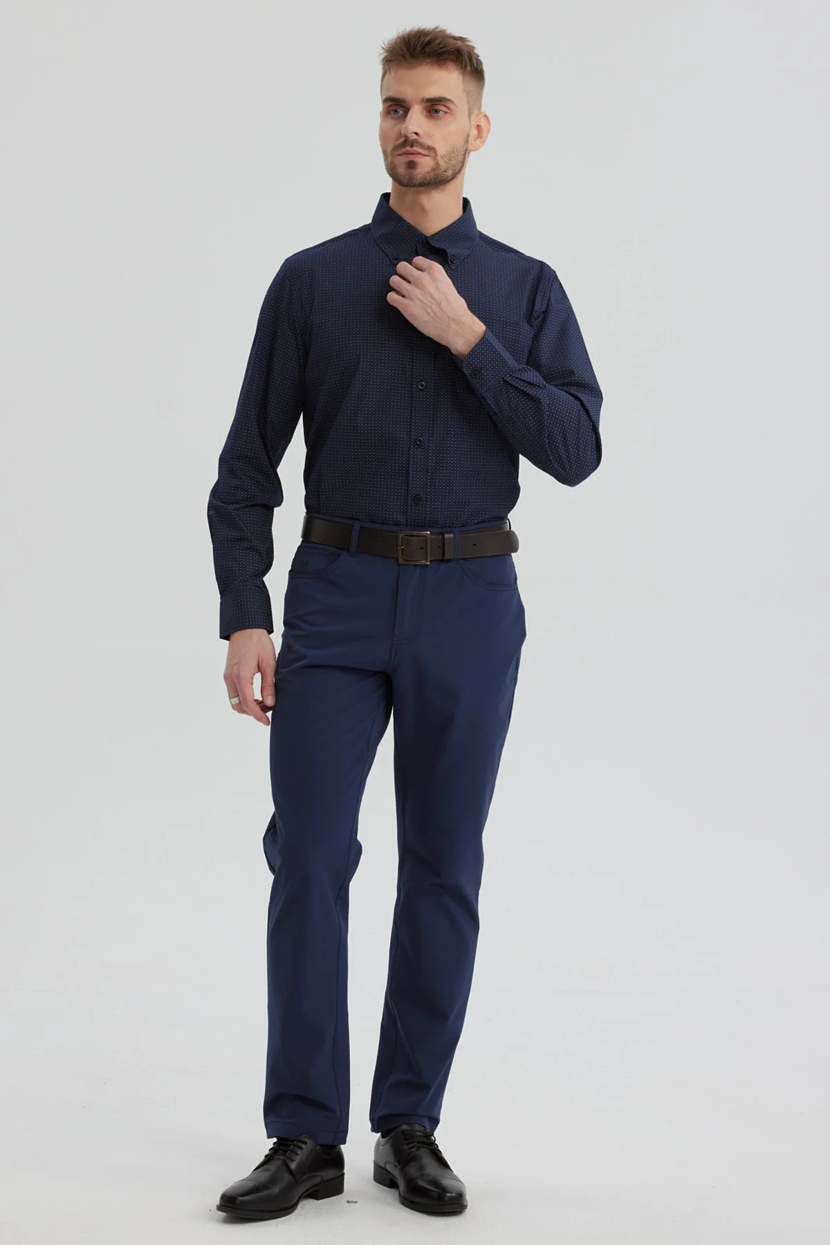Camisa Hombre Fantasía Negro - Image 4