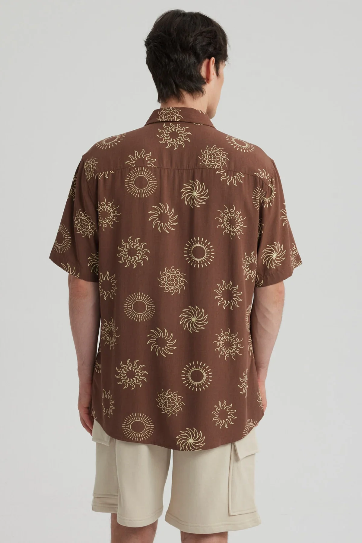 Camisa Hombre Full Print Chocolate - Image 3