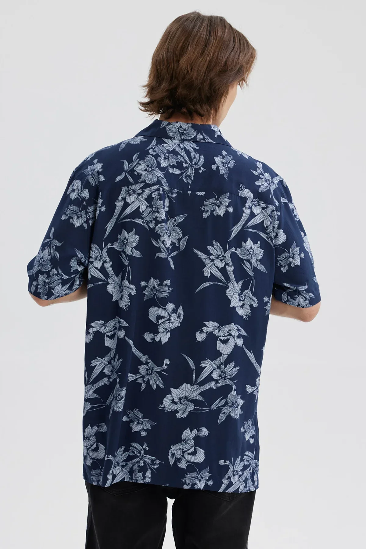 Camisa Hombre Full Rapport Azul Oscuro - Image 3
