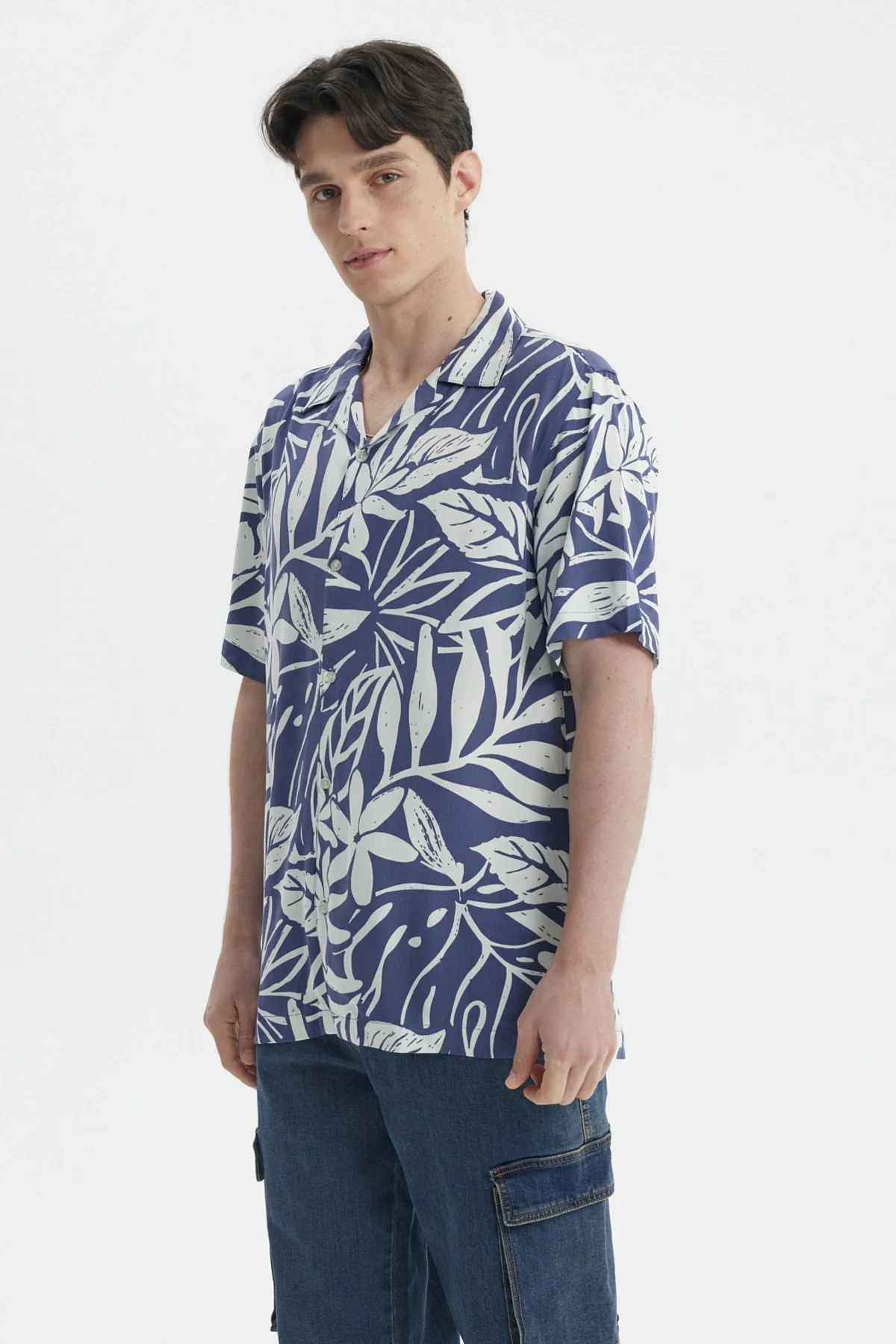 Camisa Hombre Full Rapport Azul Piedra - Image 2