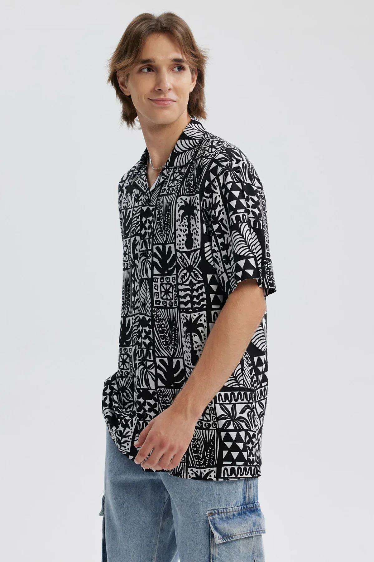 Camisa Hombre Full Rapport Negro - Image 2