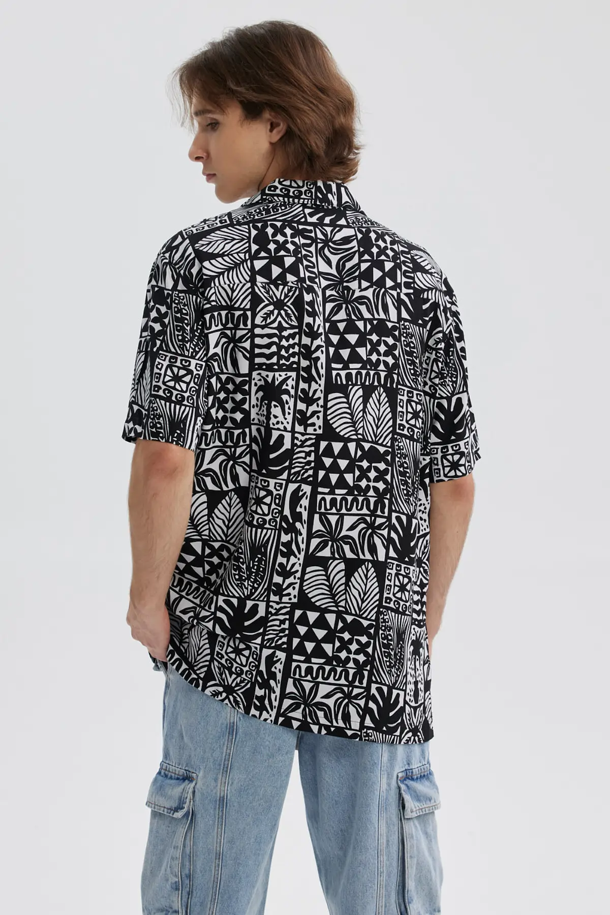 Camisa Hombre Full Rapport Negro - Image 3