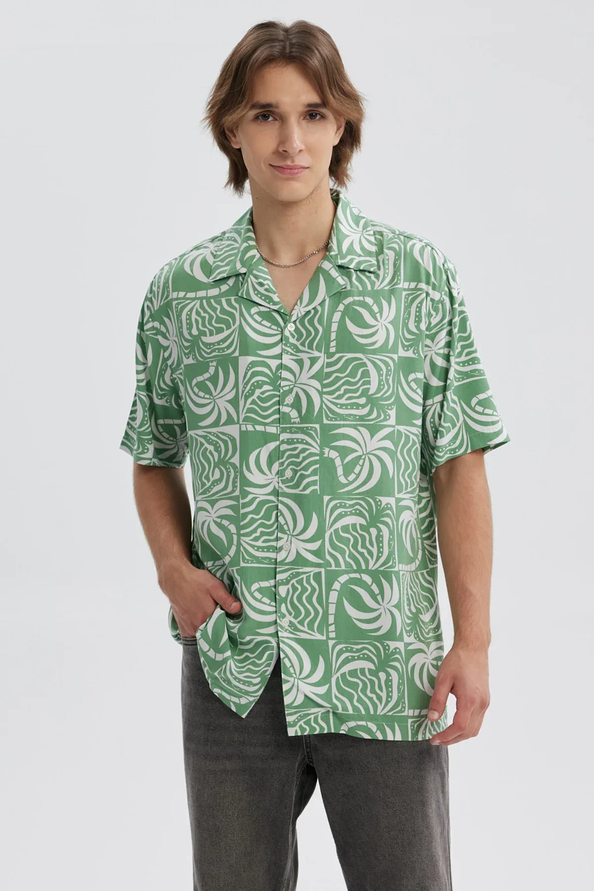 Camisa Hombre Full Rapport Verde