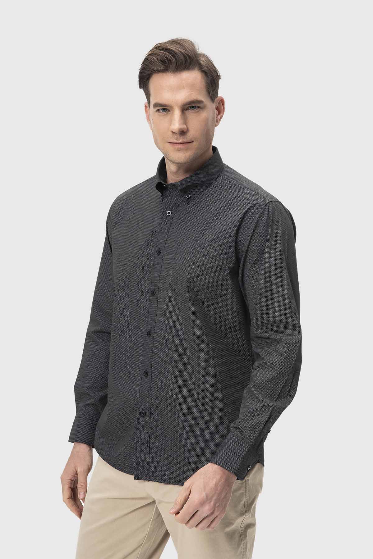 Camisa Hombre Mini Print Marengo - Image 2