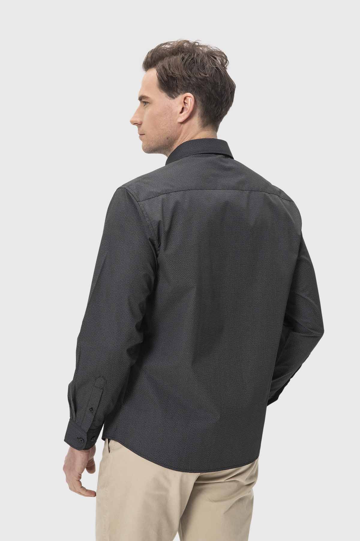 Camisa Hombre Mini Print Marengo - Image 3