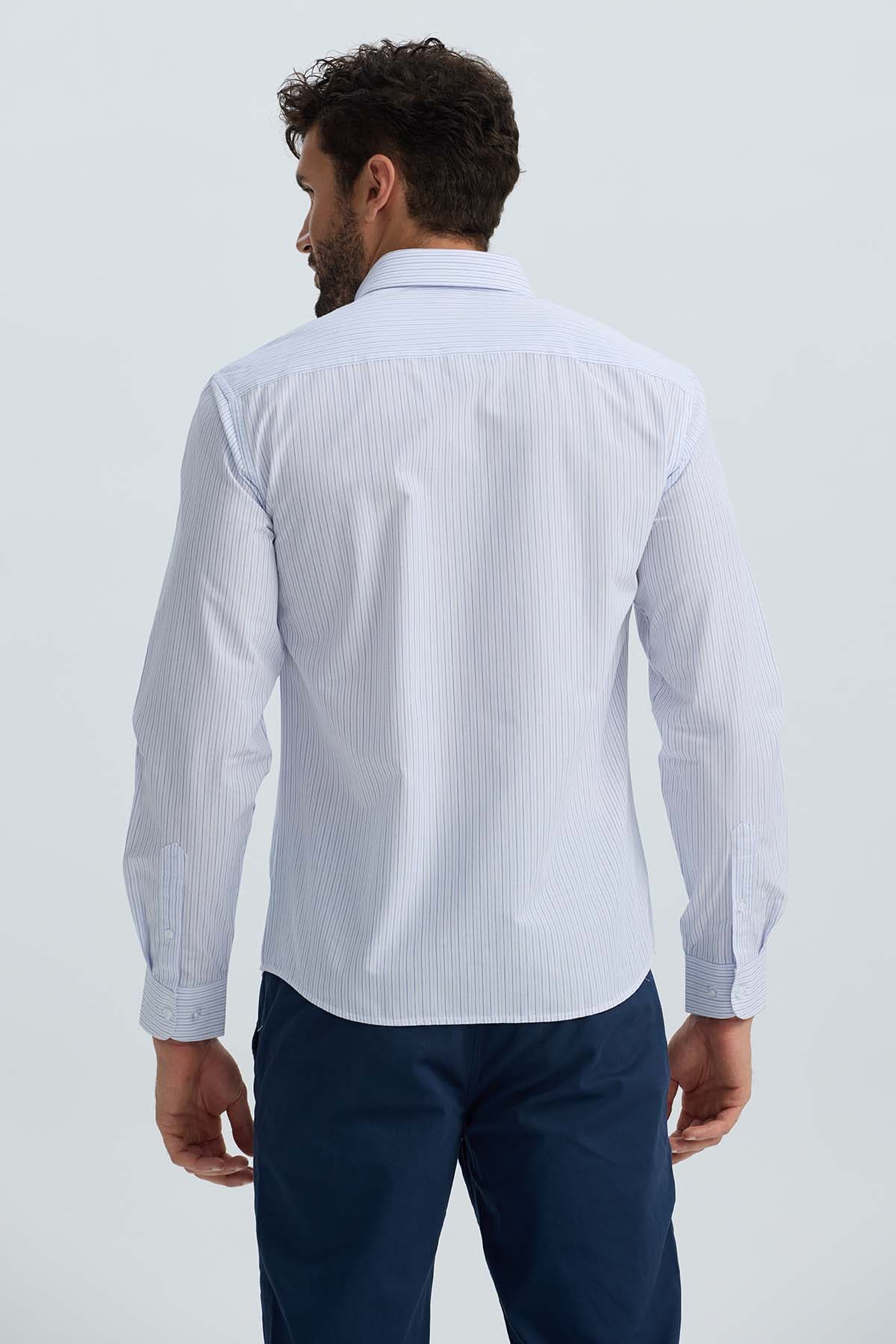 Camisa Hombre Moda Blanco - Image 3