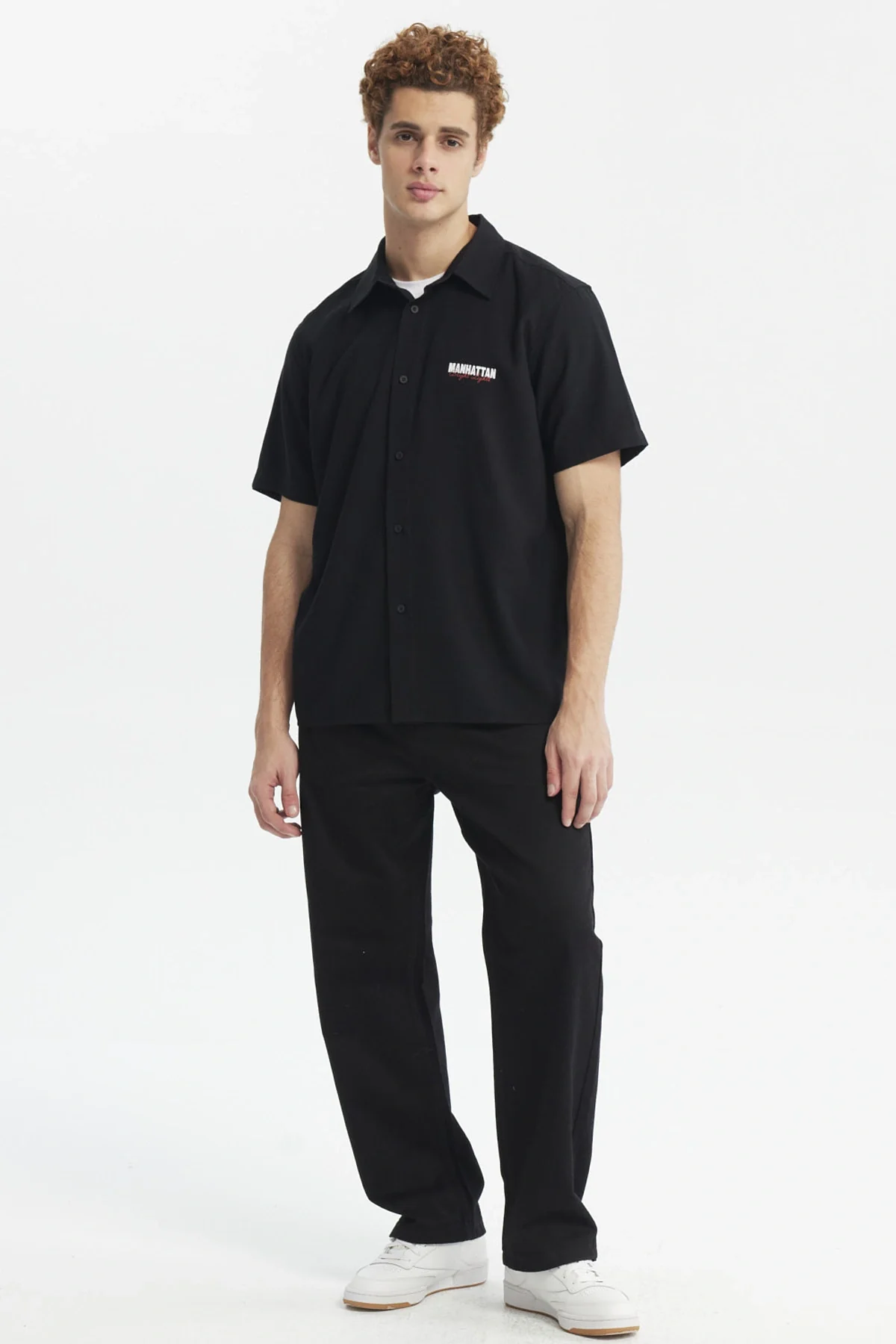 Camisa Hombre Oversize City Negro - Image 4