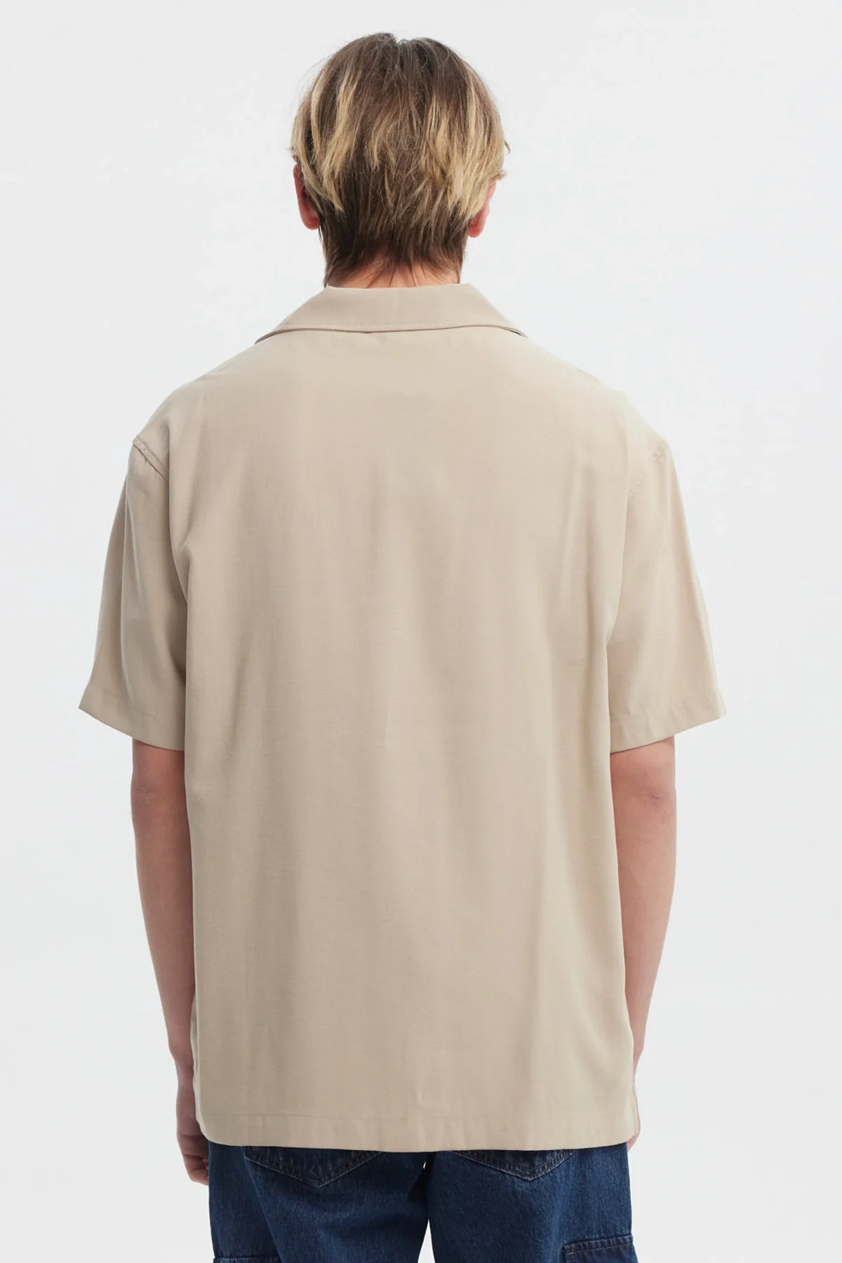 Camisa Hombre Oversize Kaki - Image 3