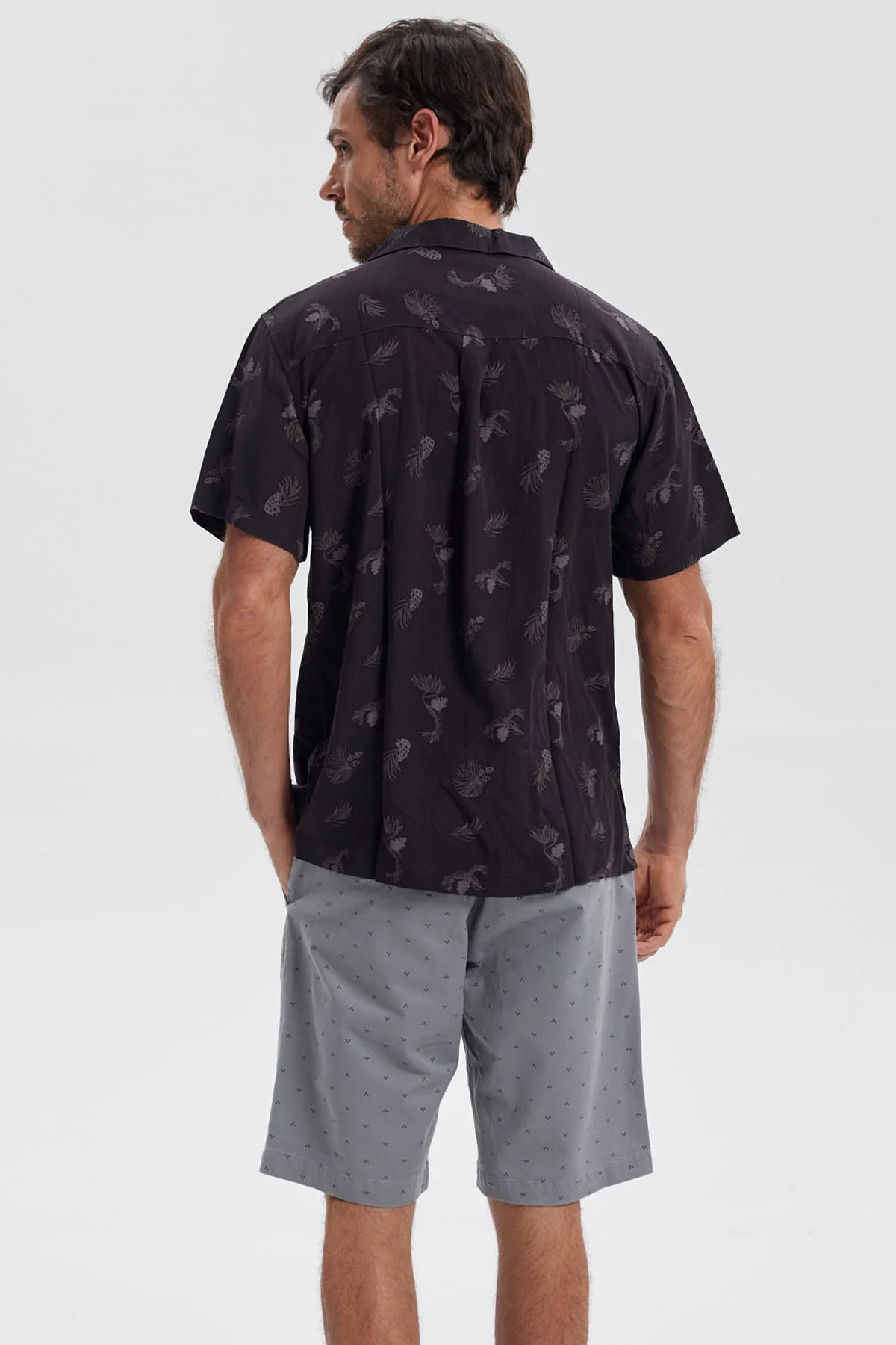 Camisa Hombre Print Negro - Image 3