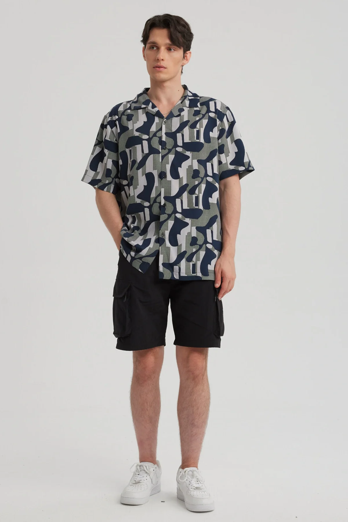 Camisa Hombre Rapport Azul - Image 4