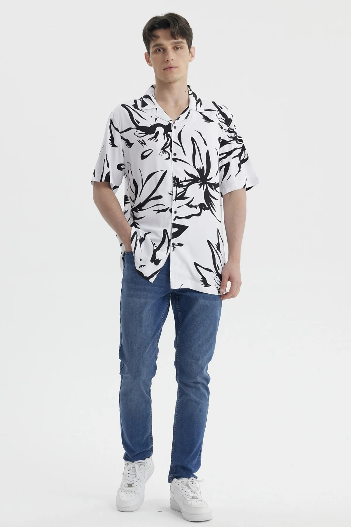 Camisa Hombre Rapport Blanco - Image 4