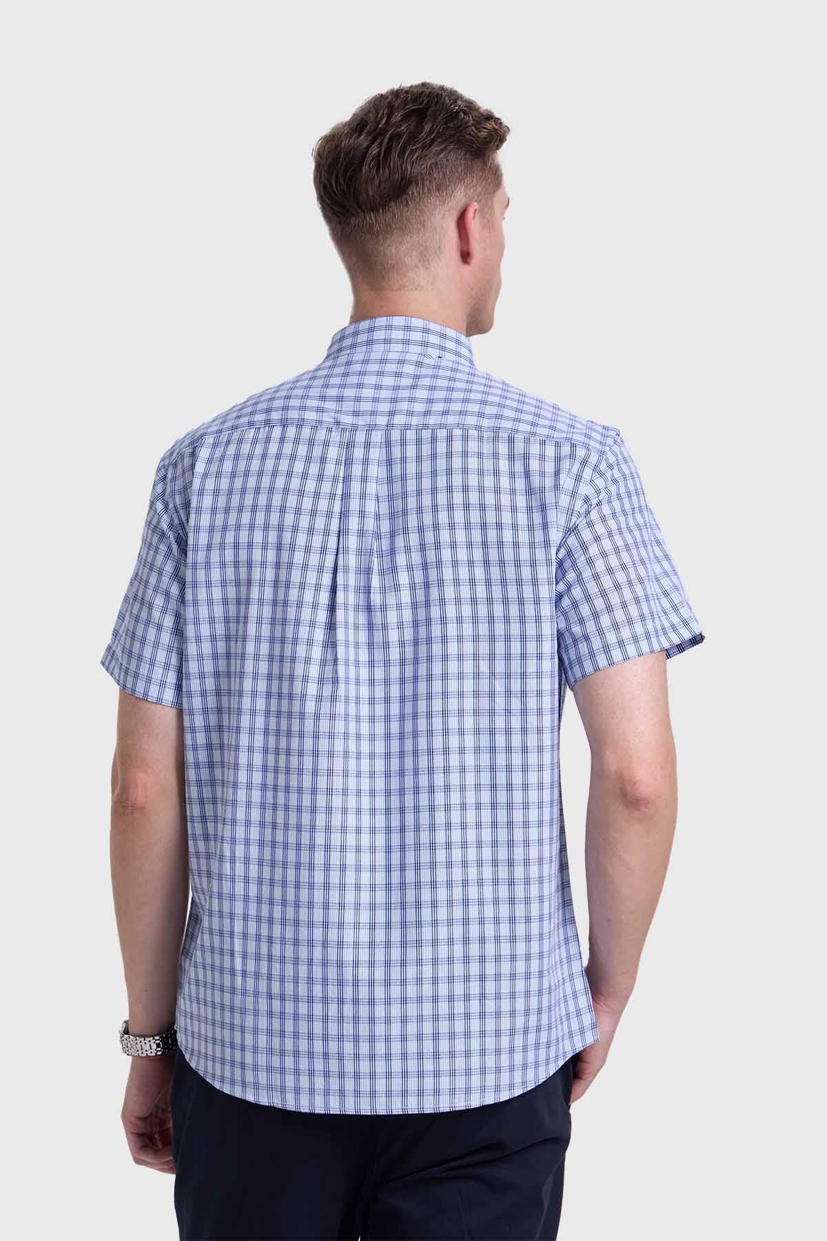 Camisa Hombre Casual Celeste - Image 3