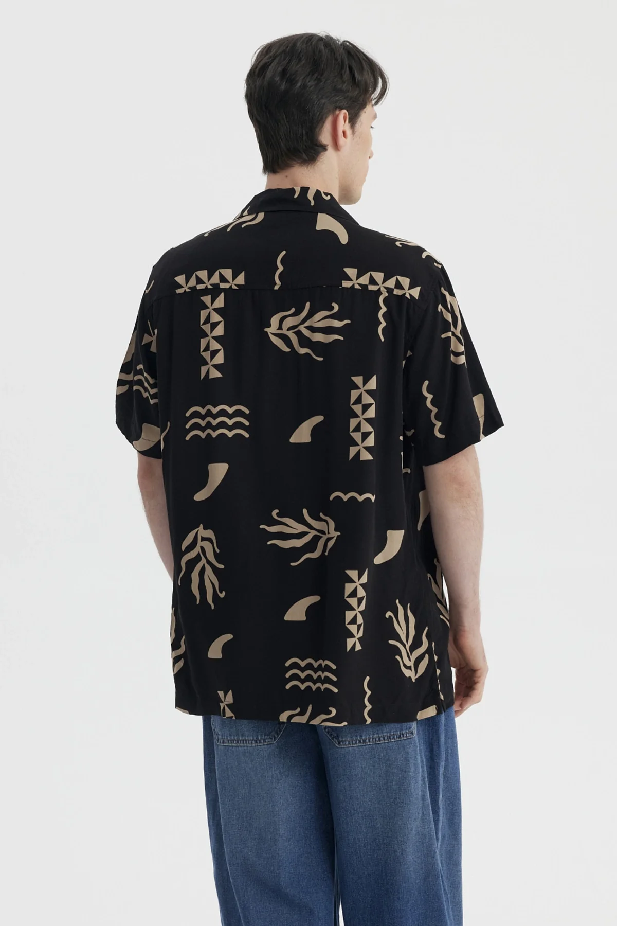 Camisa Hombre Rapport Negro - Image 3
