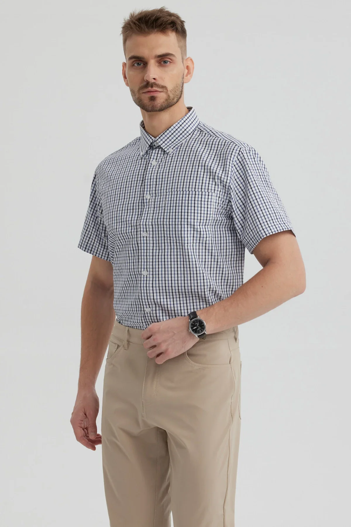 Camisa Hombre Rapport Regalo Azul - Image 2