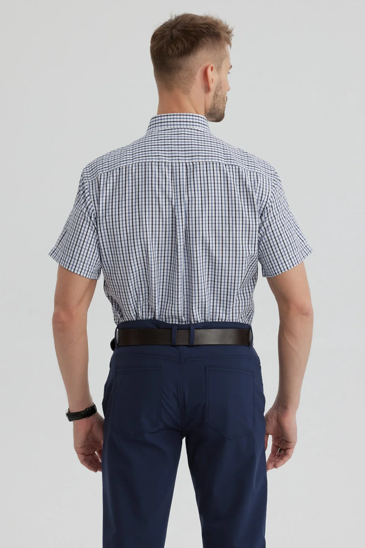 Camisa Hombre Rapport Regalo Azul - Image 3