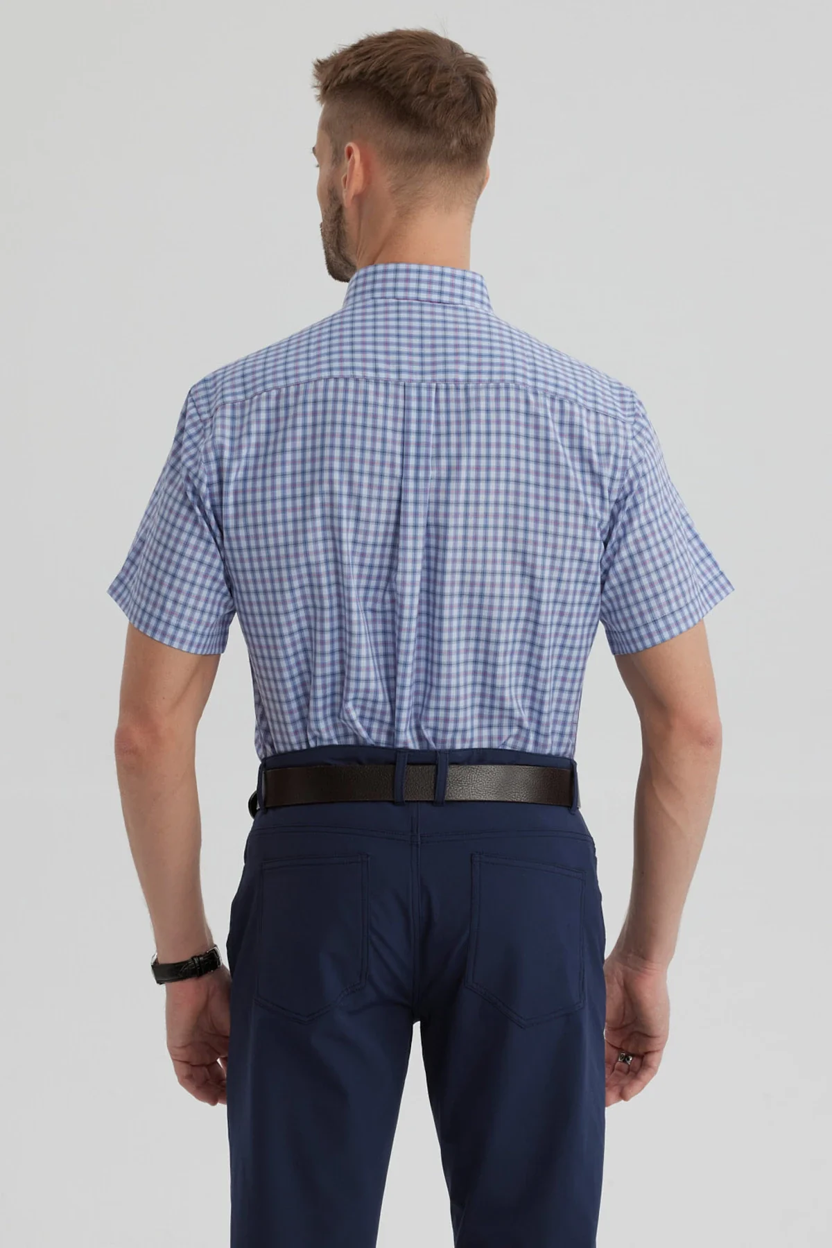 Camisa Hombre Rapport Regalo Azul Denim - Image 3