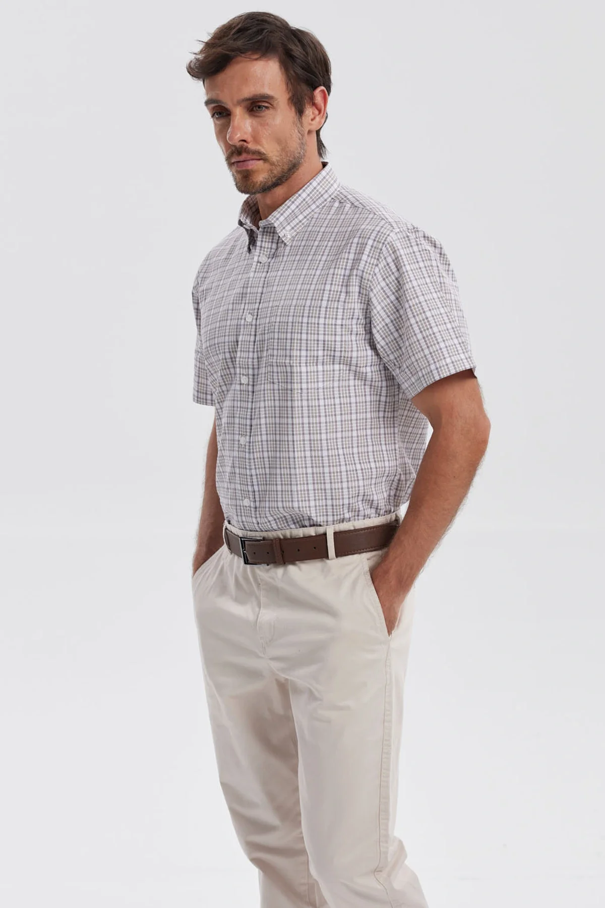 Camisa Hombre Rapport Regalo Beige - Image 2