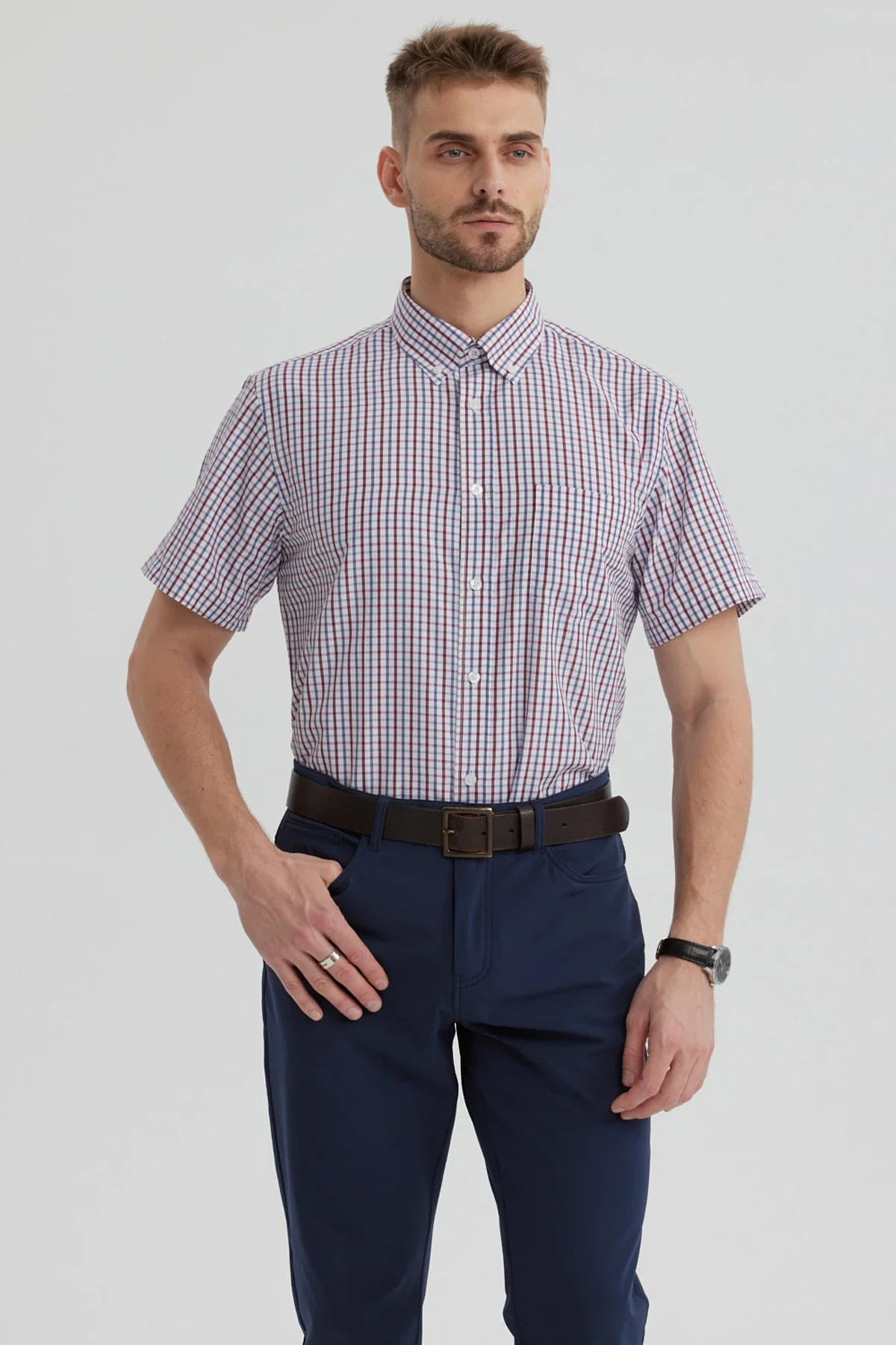 Camisa Hombre Rapport Regalo Rojo