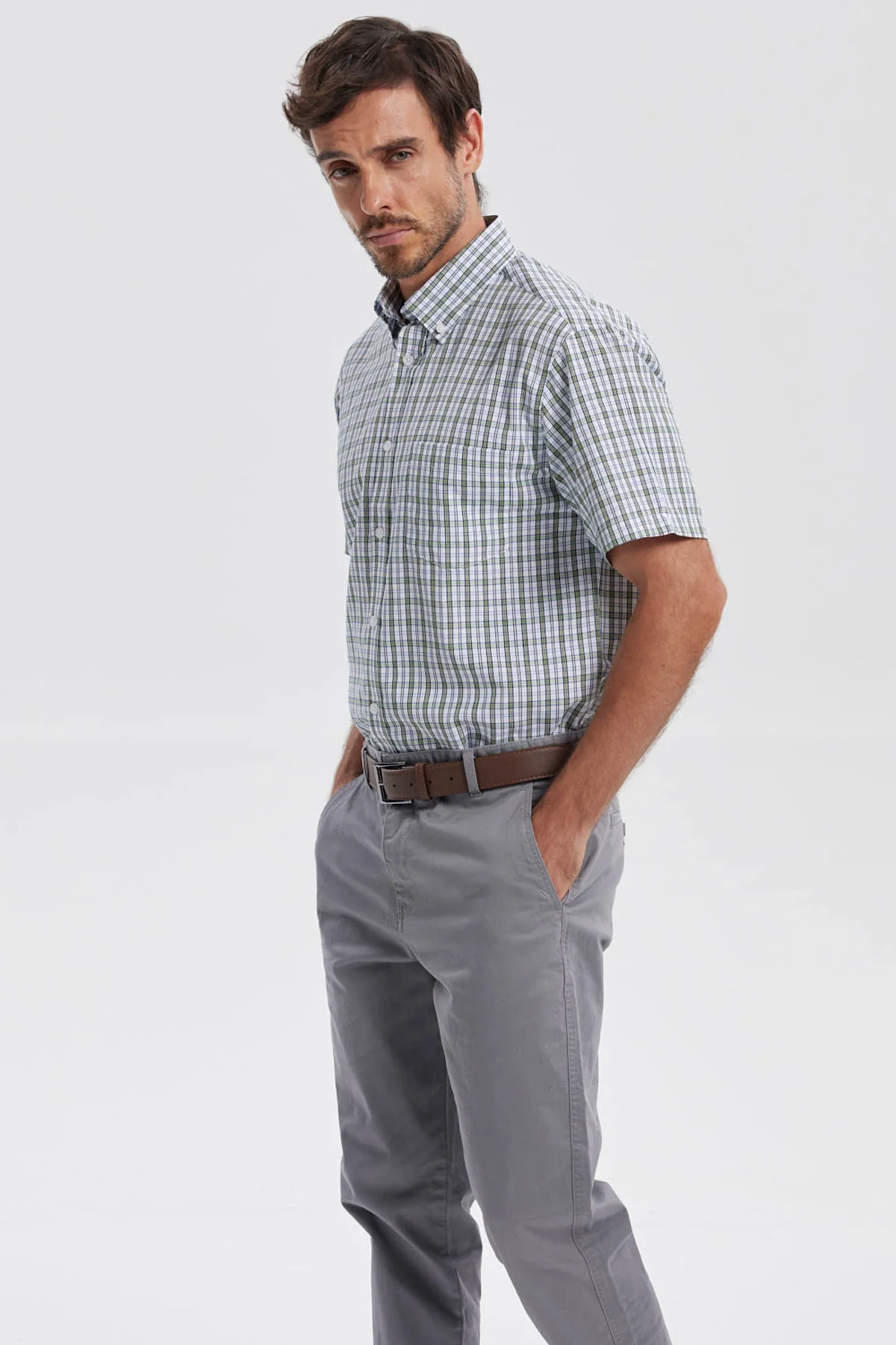 Camisa Hombre Rapport Regalo Verde Claro - Image 2