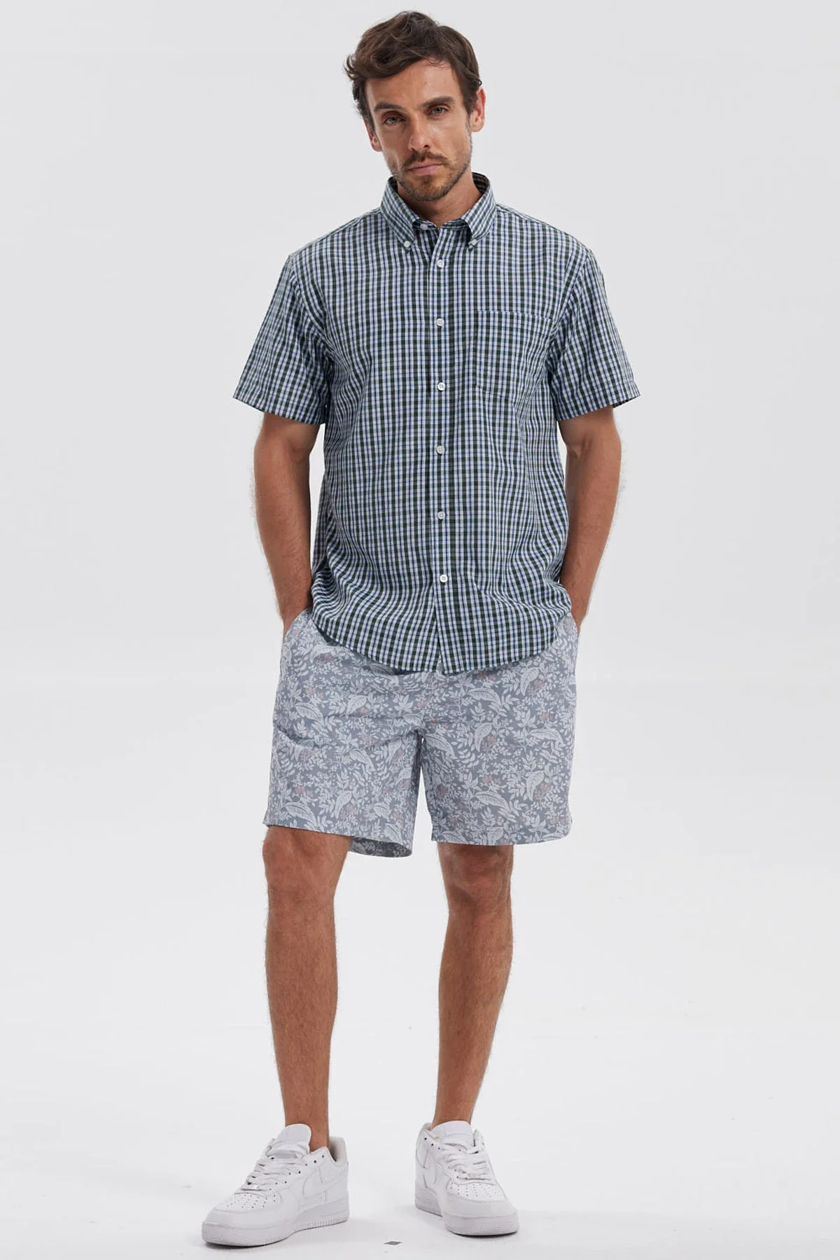 Camisa Hombre Rapport Regalo Verde Musgo - Image 4