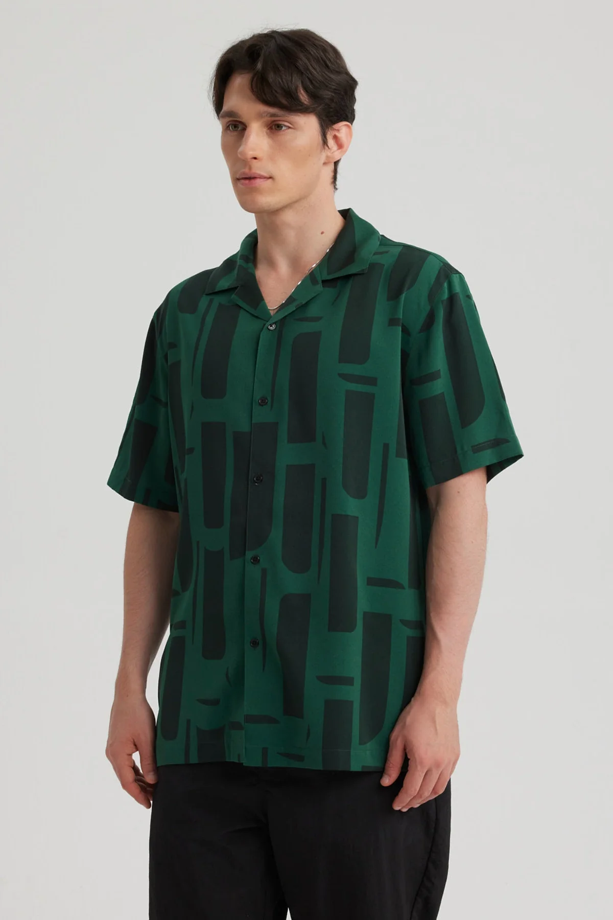 Camisa Hombre Rapport Verde - Image 2