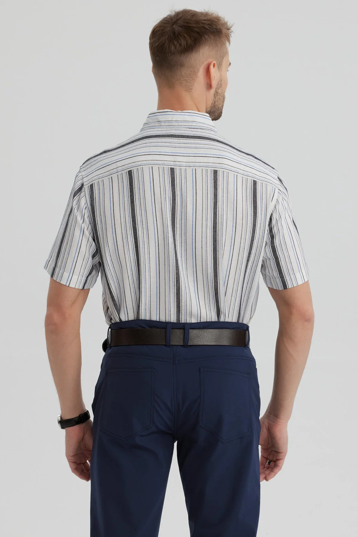 Camisa Hombre Regular Viscosa Blanco - Image 3