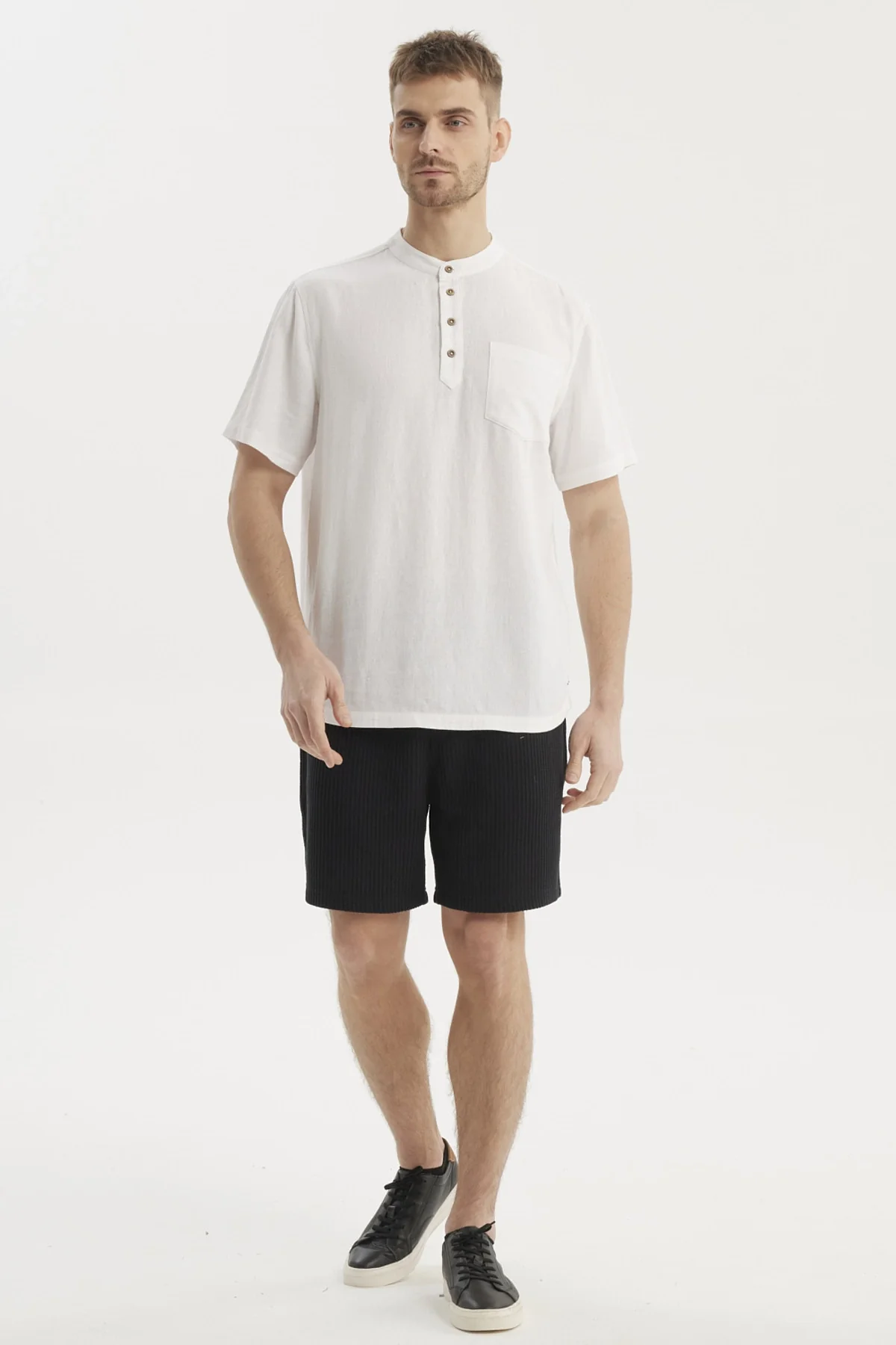 Camisa Hombre Slim Blanco - Image 4