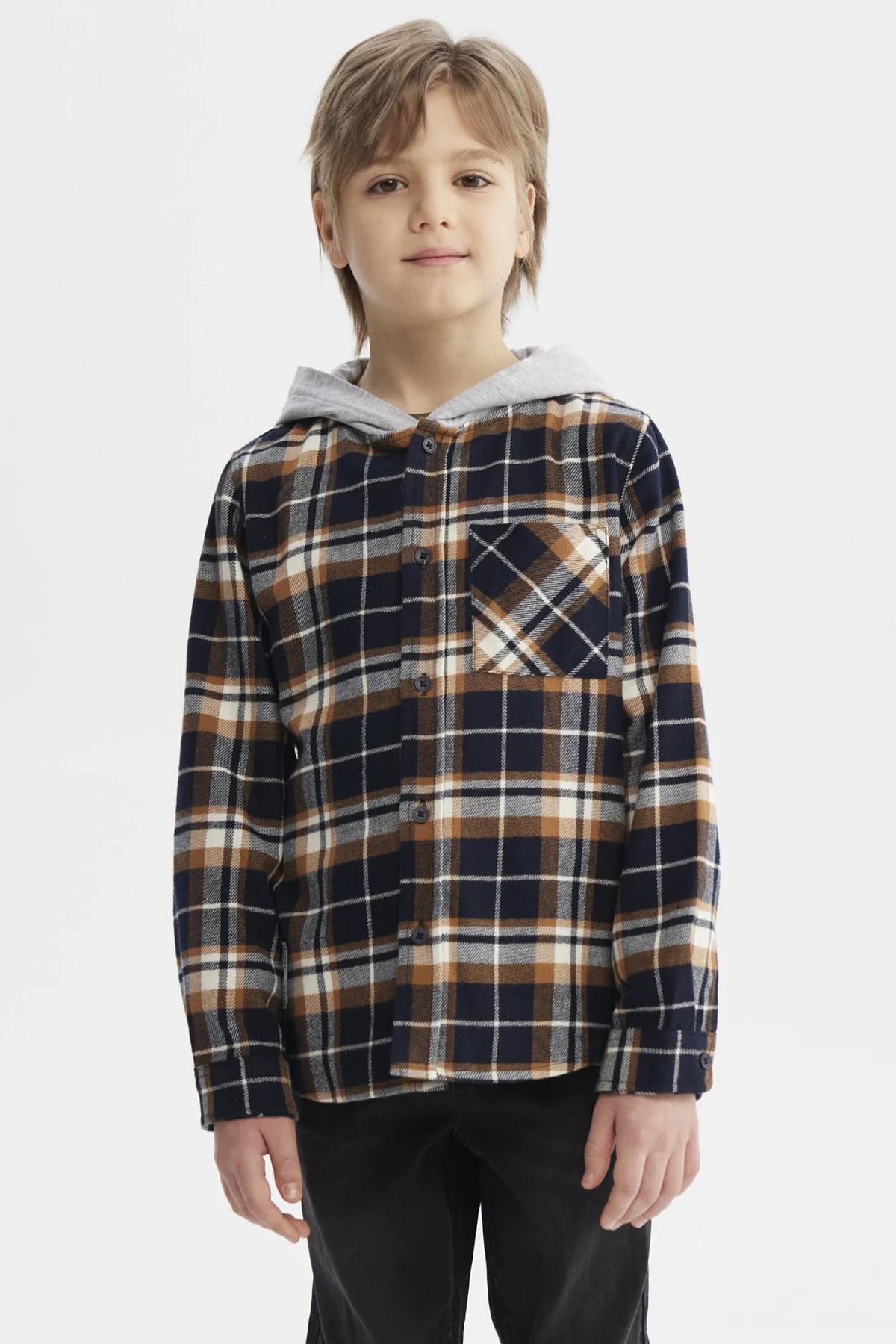 Camisa Niño Ancha Mostaza