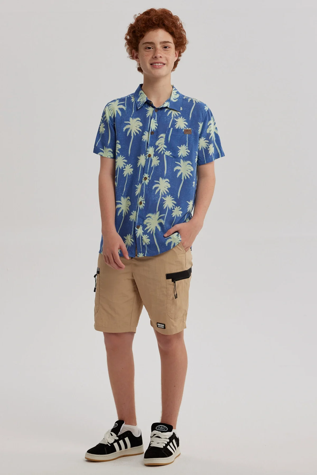 Camisa Niño Guayabera Azul - Image 4