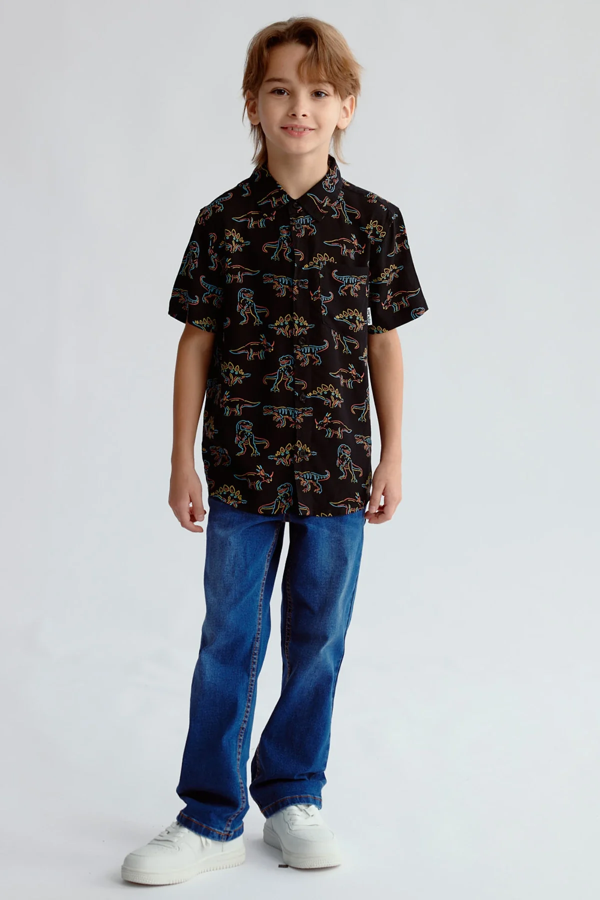 Camisa Niño Guayabera Negro - Image 4