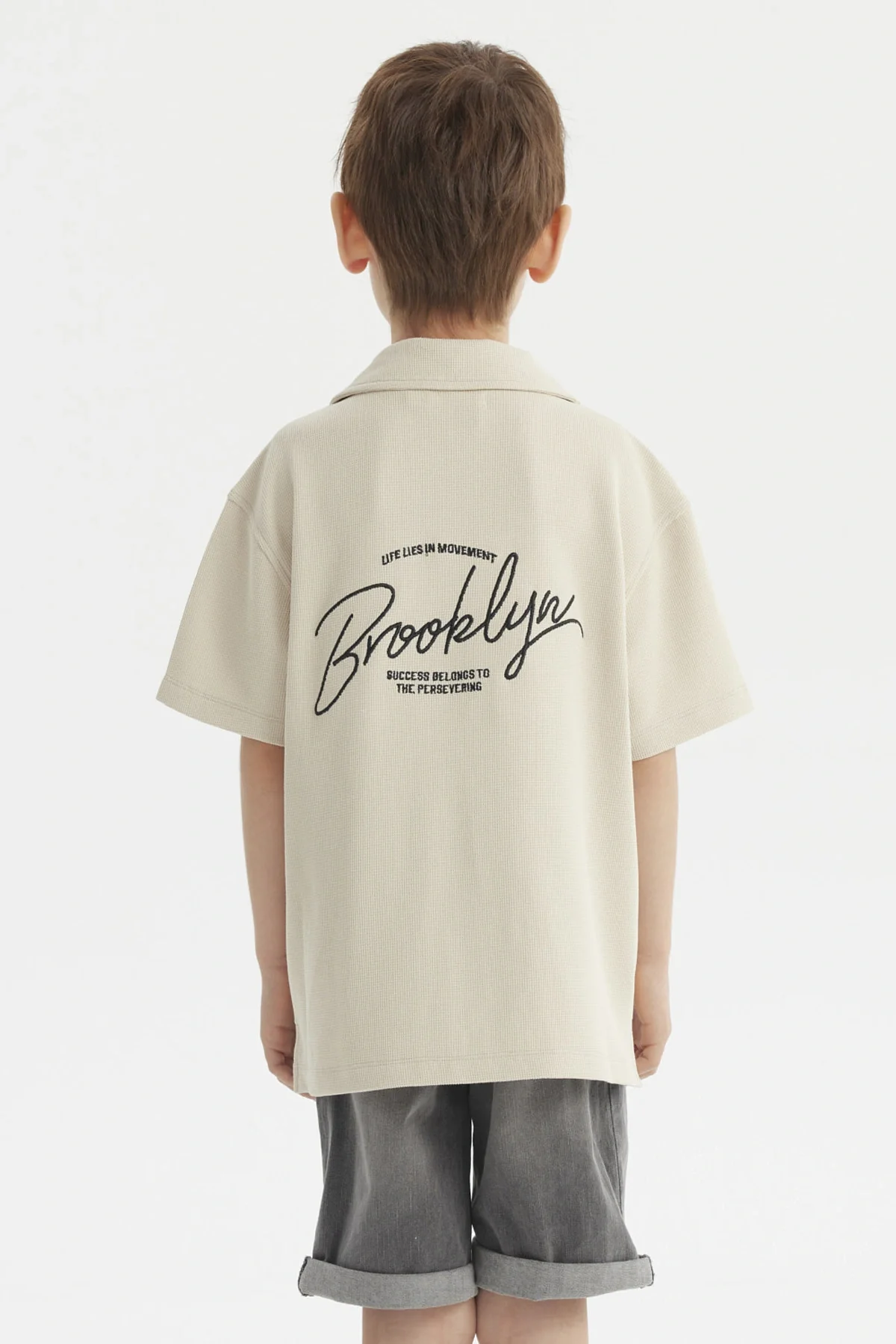 Camisa Niño Teen Crudo - Image 3