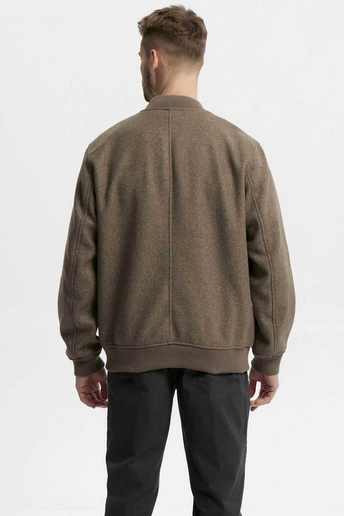Chaqueta Hombre Casual Café - Image 3