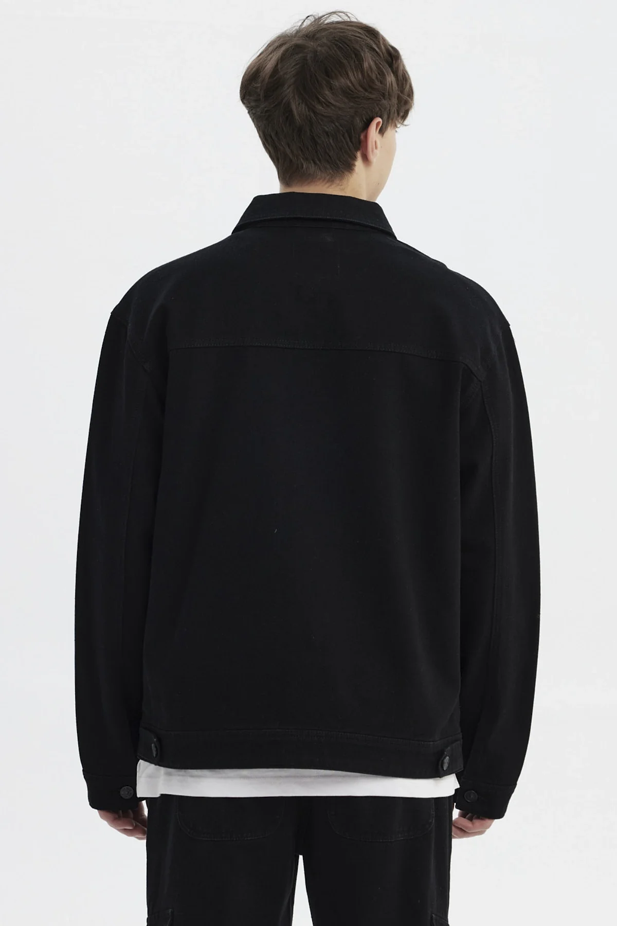 Chaqueta Hombre Clásica Negro - Image 3