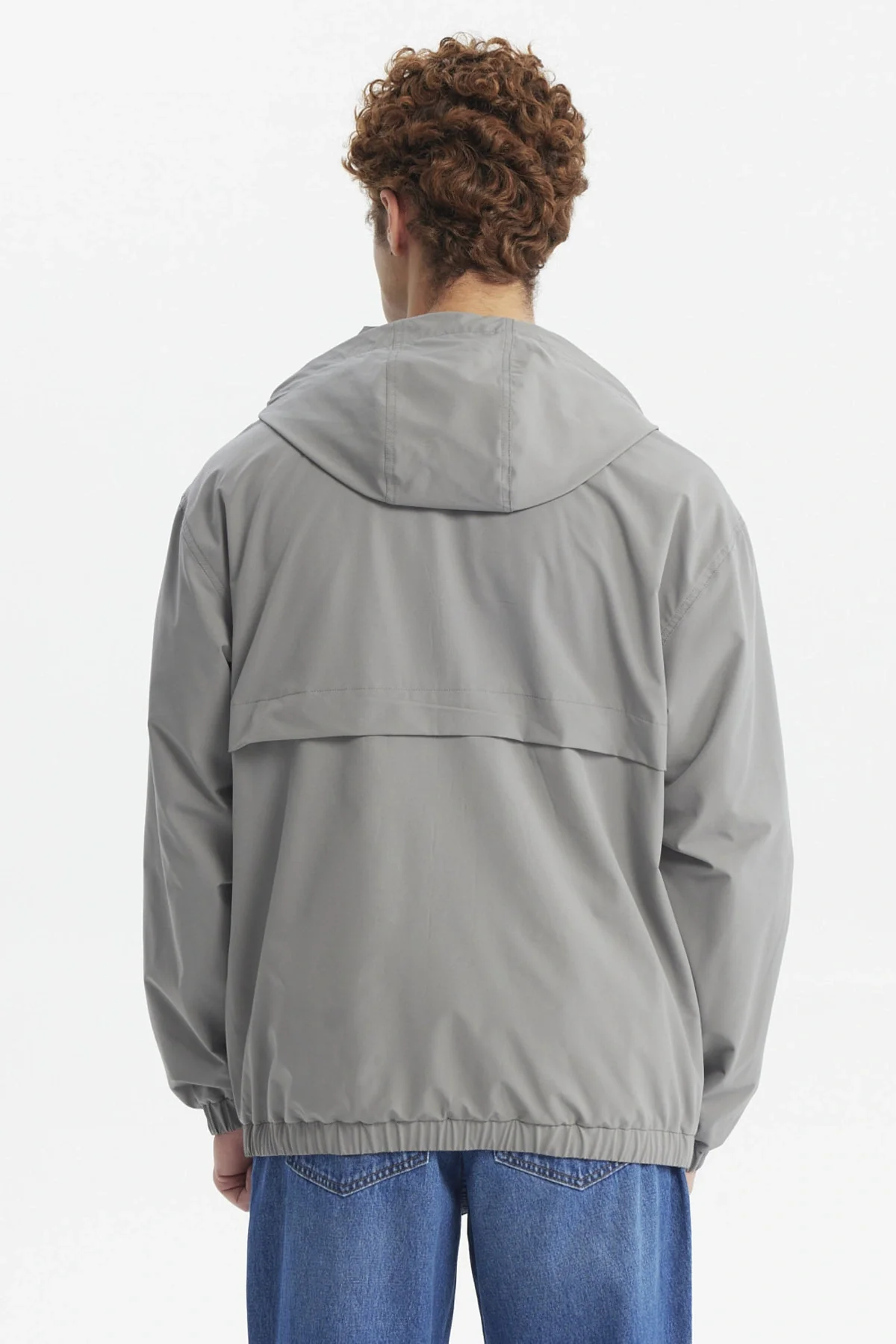 Chaqueta Hombre Cortaviento Gris - Image 3