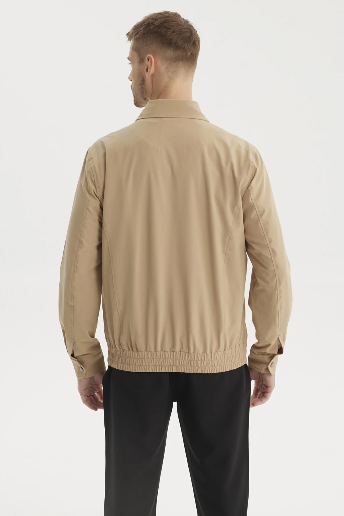 Chaqueta Hombre Full Zipper Caqui - Image 3
