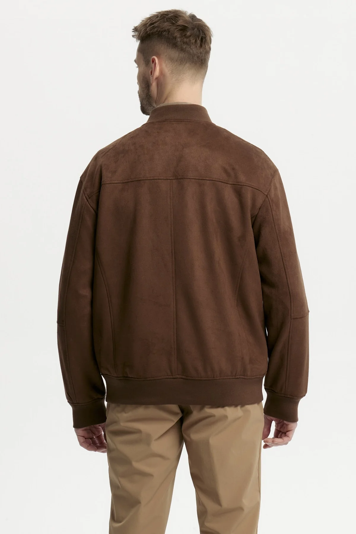 Chaqueta Hombre Slim Chocolate - Image 3