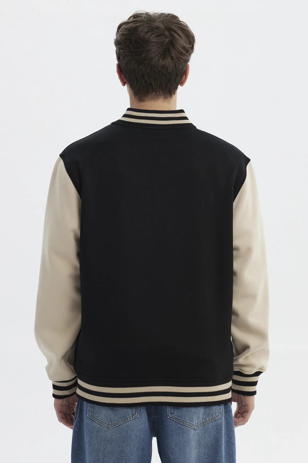 Chaqueta Hombre Slim Juvenil Negro - Image 3