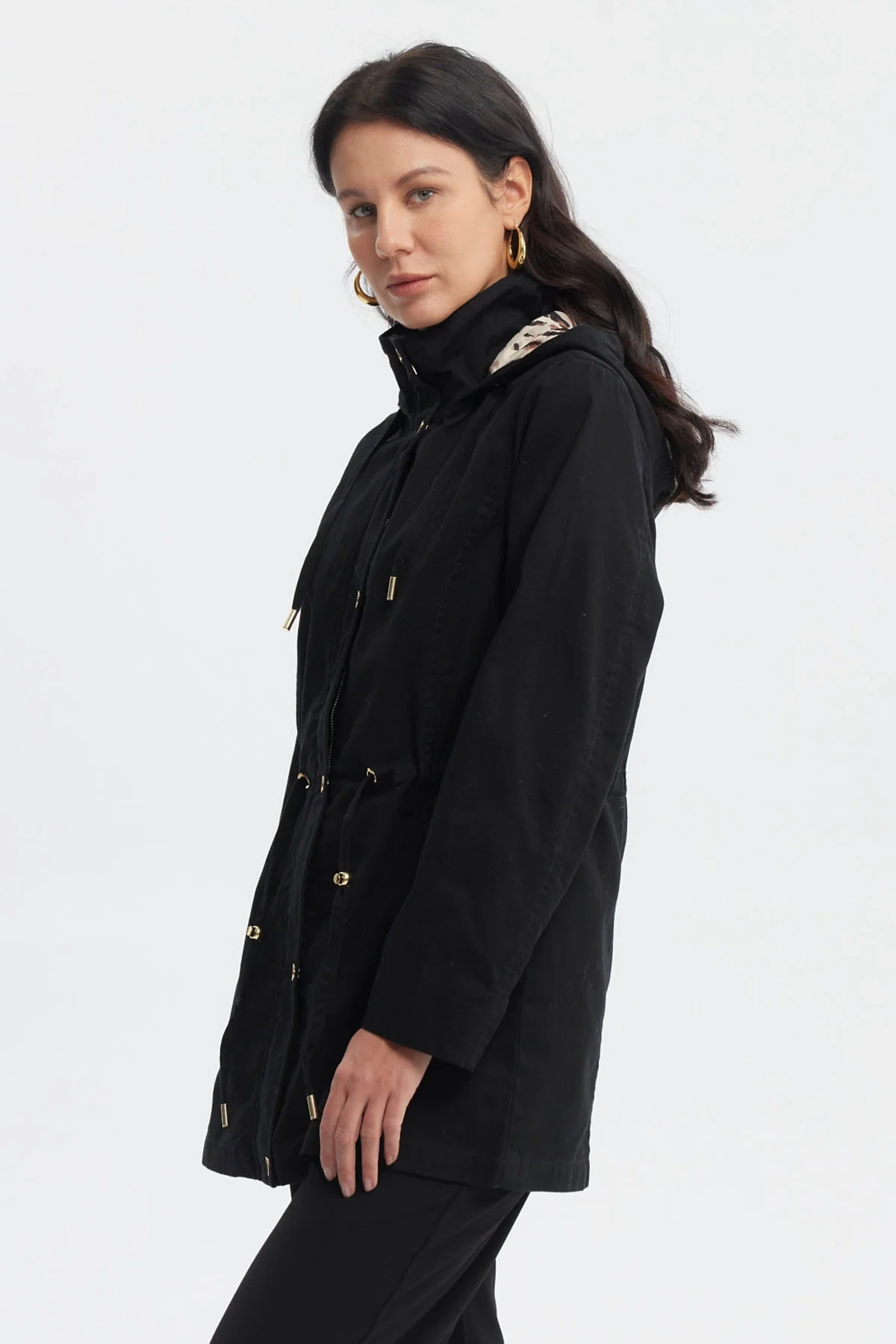 Chaqueta Mujer Ajustable Negro - Image 2