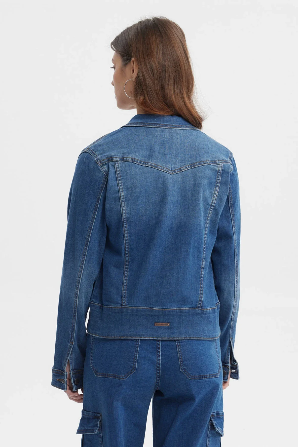 Chaqueta Mujer Clásica Azul - Image 3