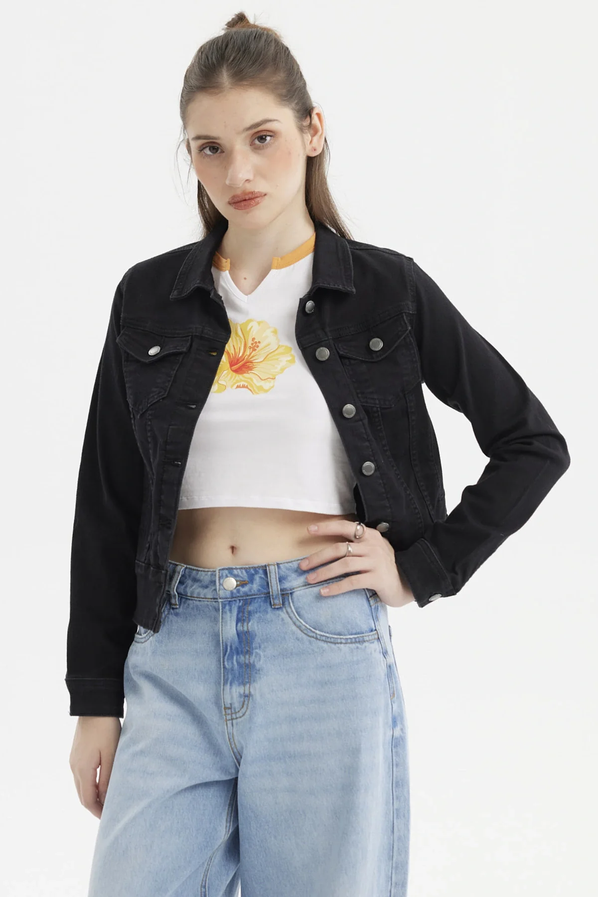 Chaqueta Mujer Clásica Negro