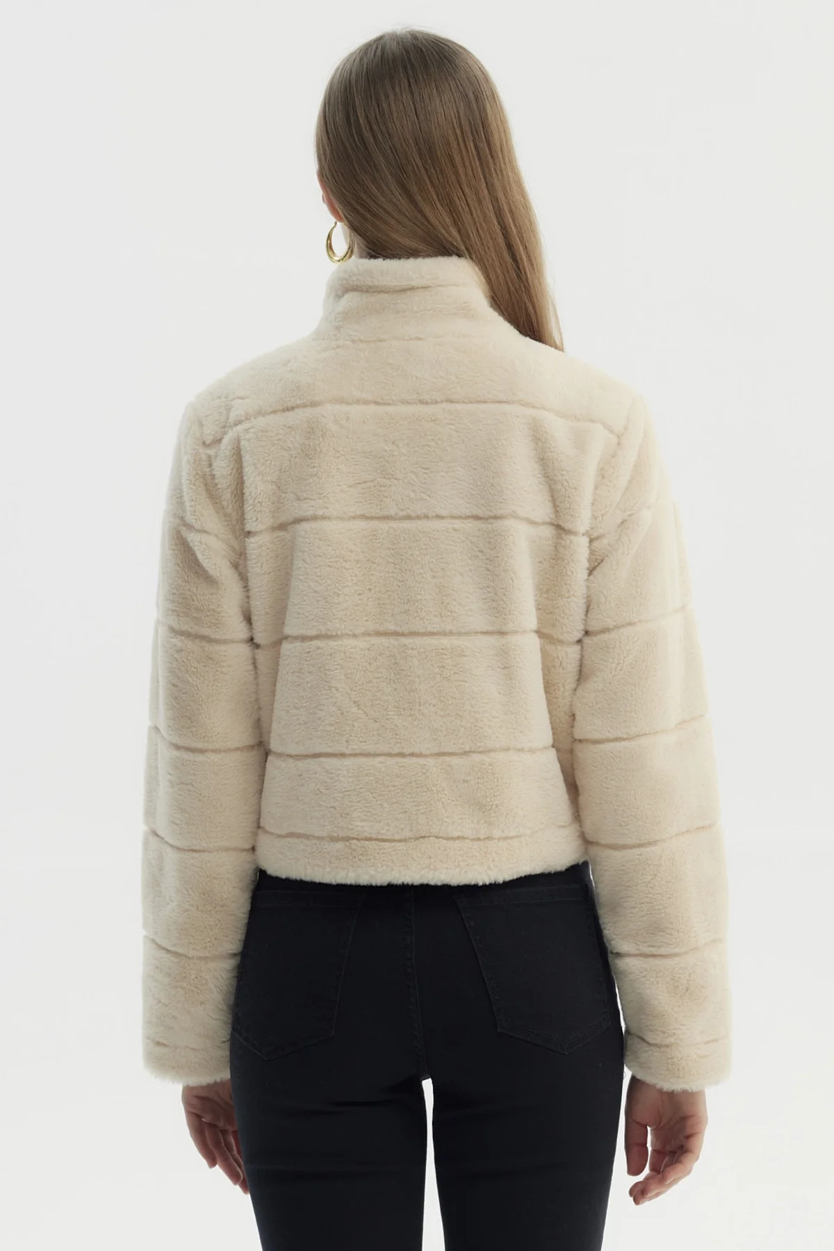 Chaqueta Mujer Juvenil Beige - Image 3