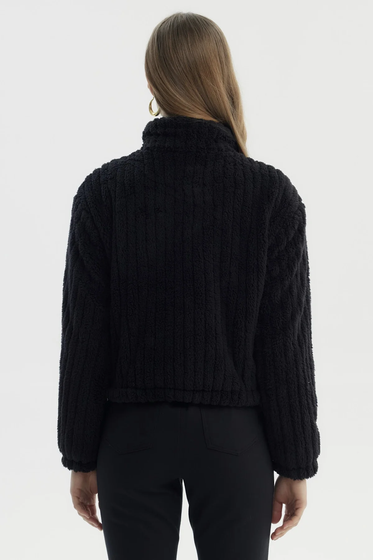 Chaqueta Mujer Juvenil Negro - Image 3
