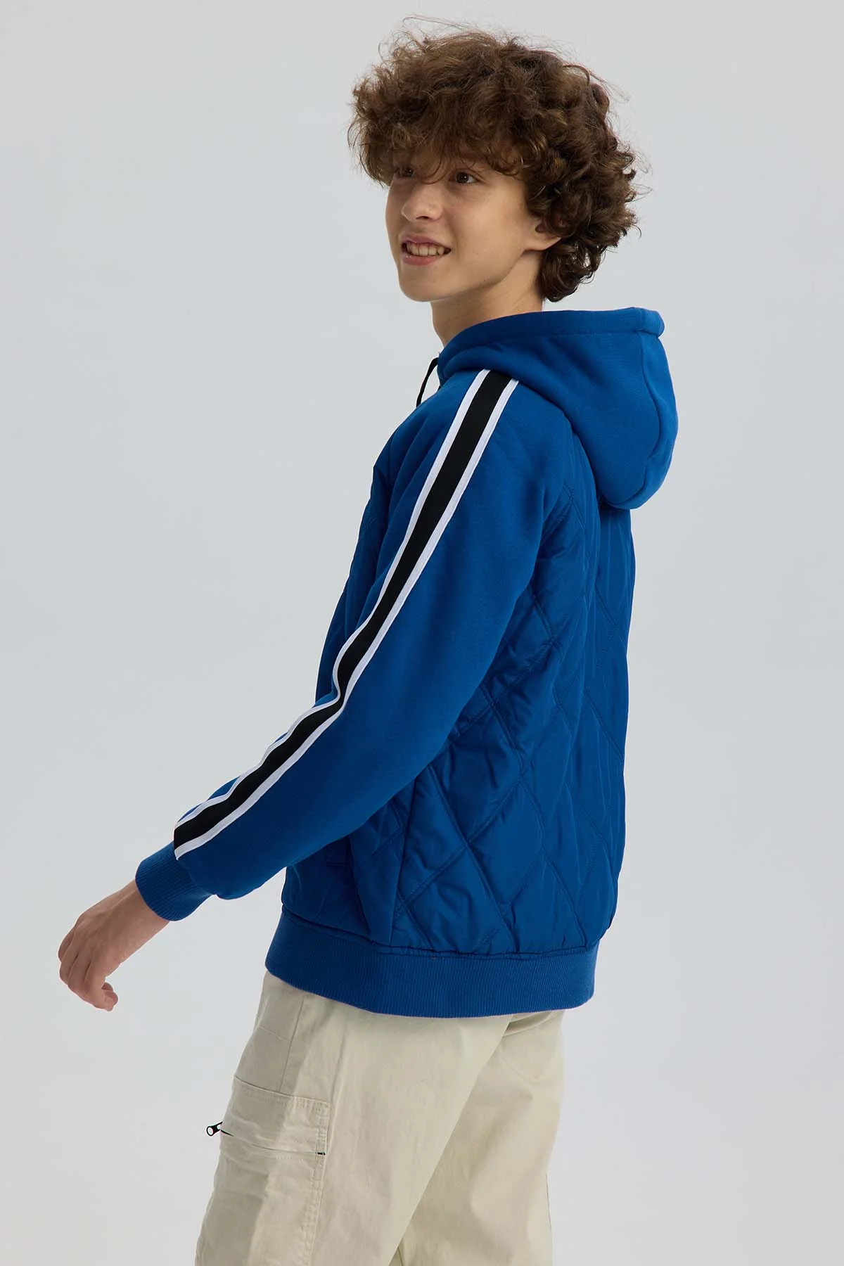 Chaqueta Niño Bomber Azul - Image 3