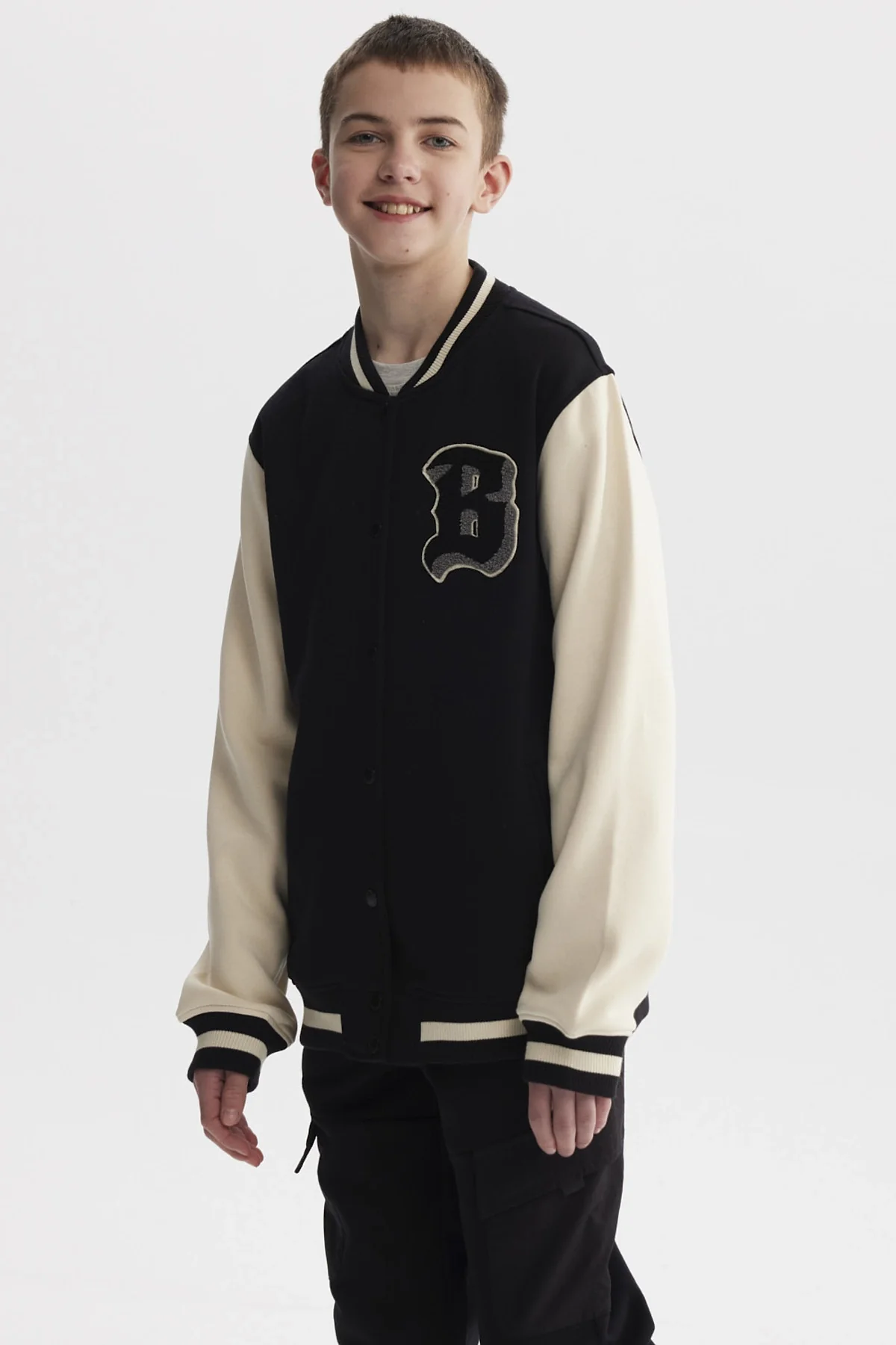 Chaqueta Niño College Negro - Image 2