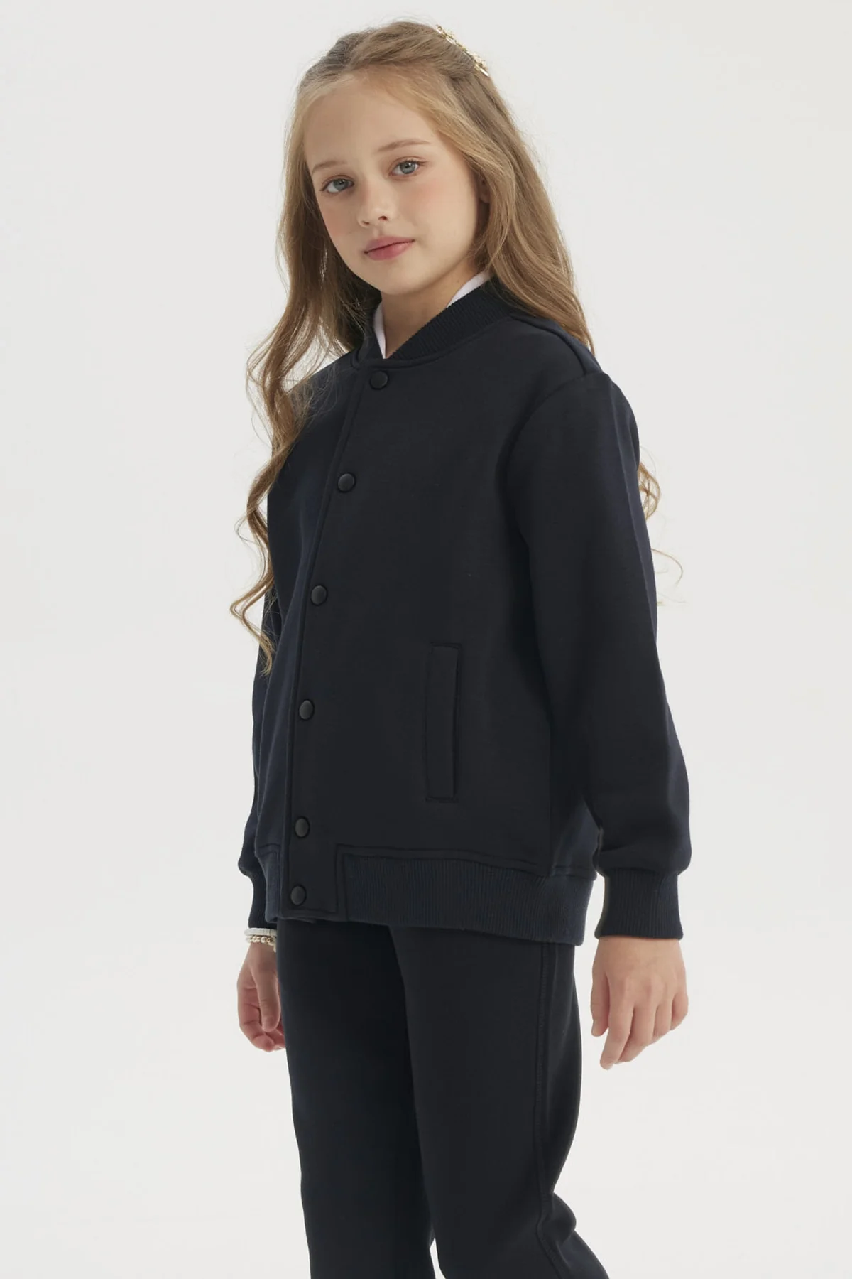 Chaqueta Unisex College Azul Marino