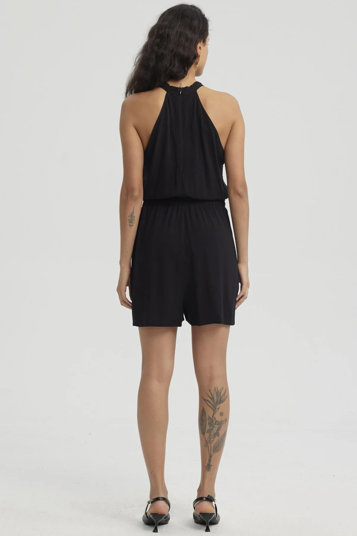 Enteritos Mujer Short Negro - Image 3