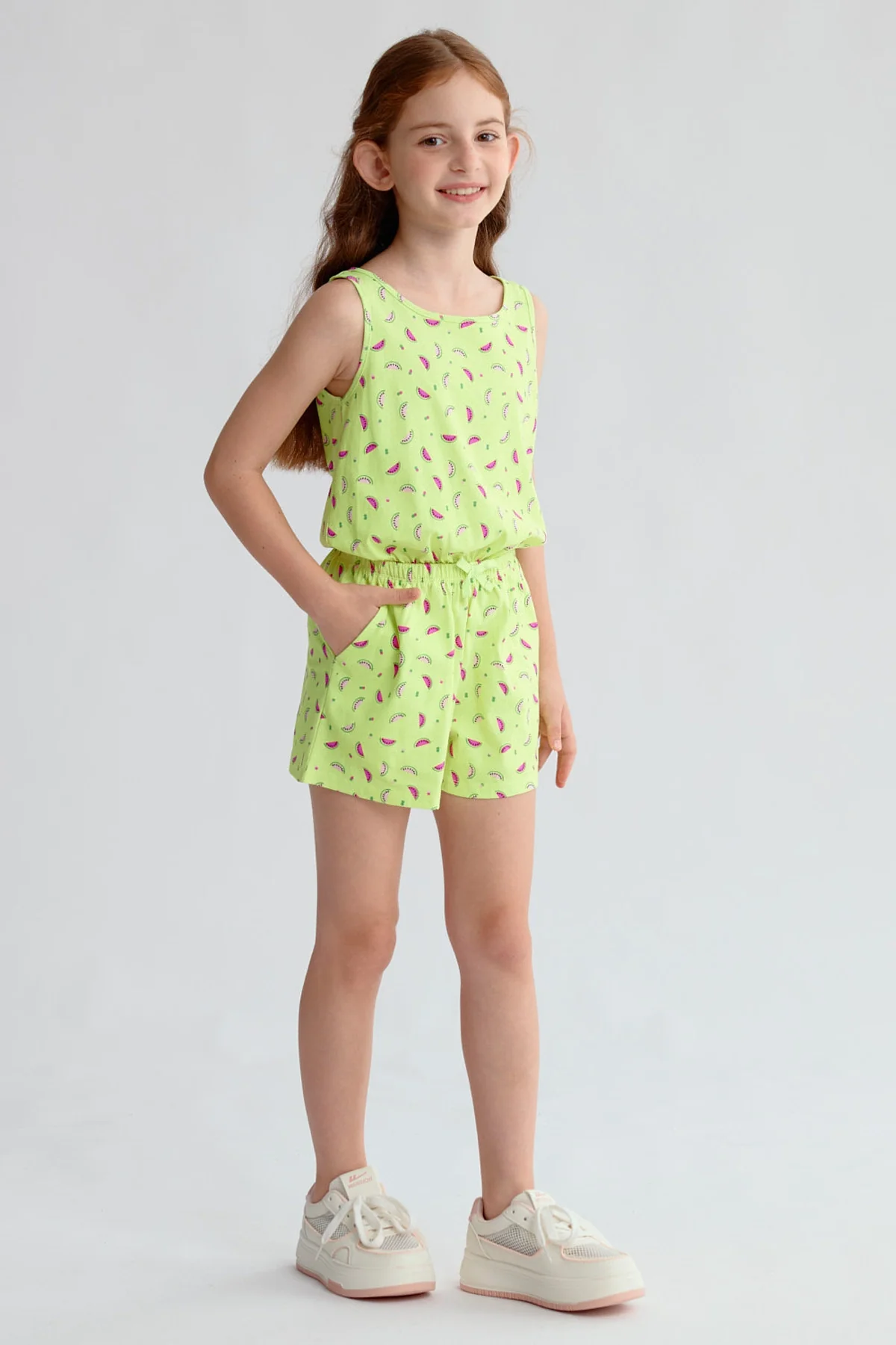 Enteritos Niña Toddler Básico Verde - Image 2