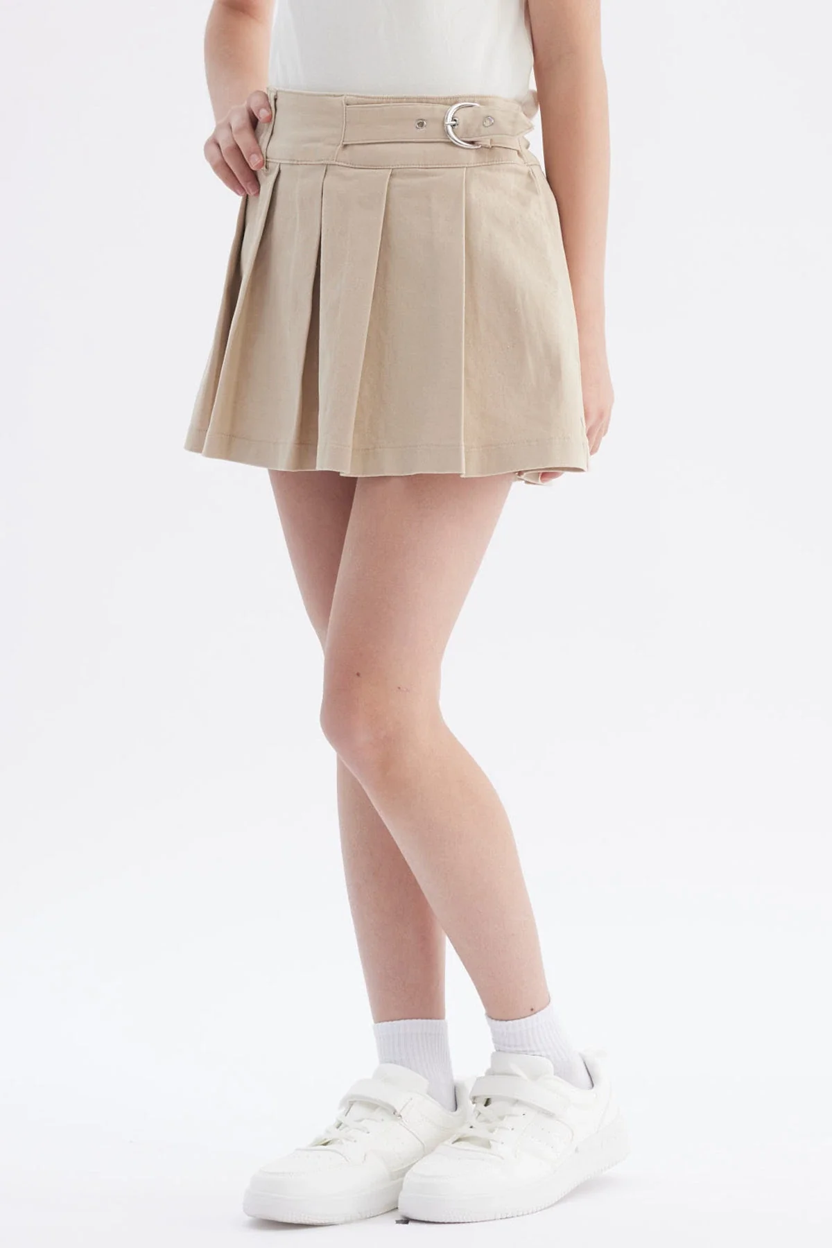 Falda Niña Slip Integrado Beige - Image 2